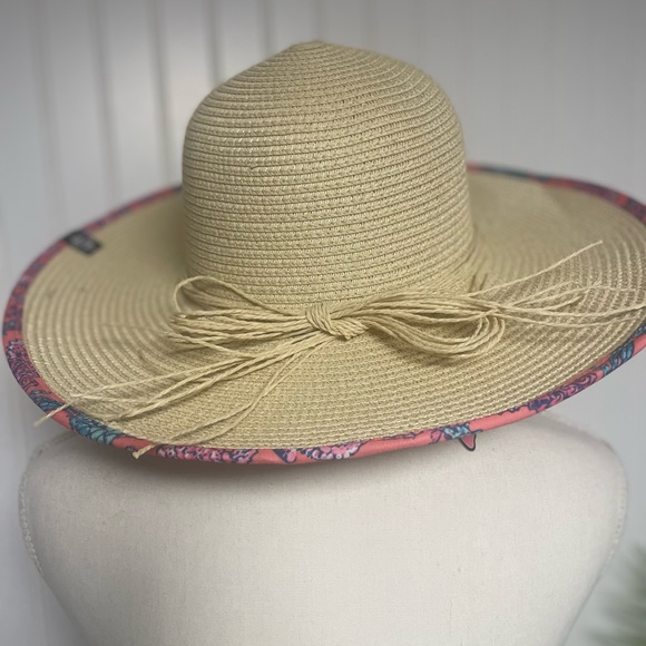Simply Southern Preppy Bucket Straw WKND Hat Womens OS - Picture 5 of 10
